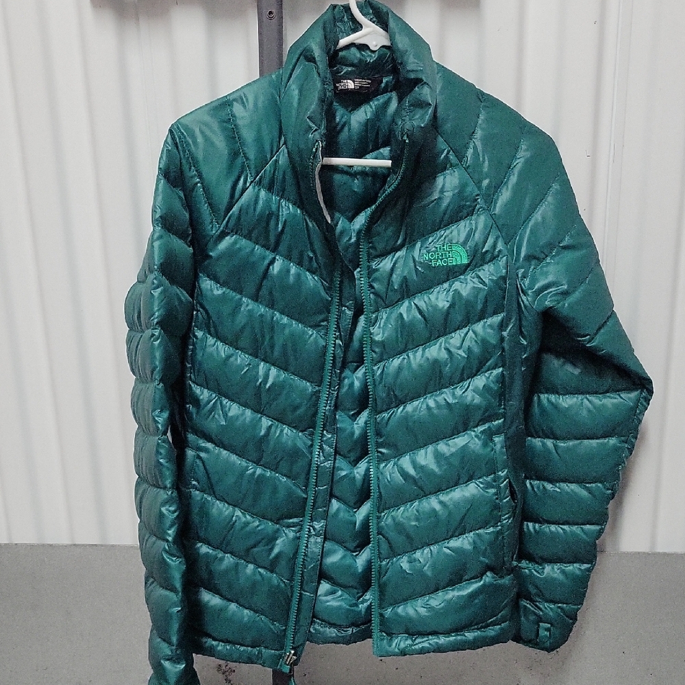 The North Face Teal Quilted Jacket